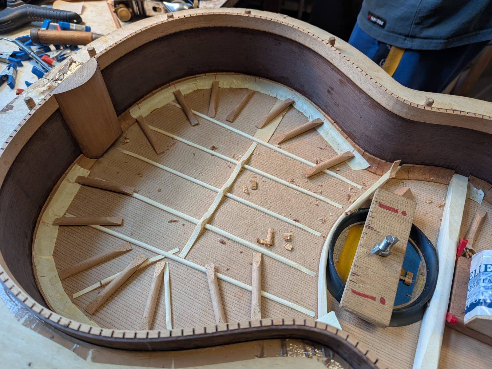 Wedges at work as the top meets the sides